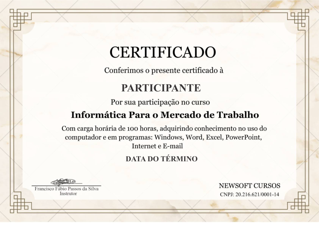 Online Certificadora – Newsoft Tecnologia em Sistemas